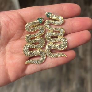 Snake earrings